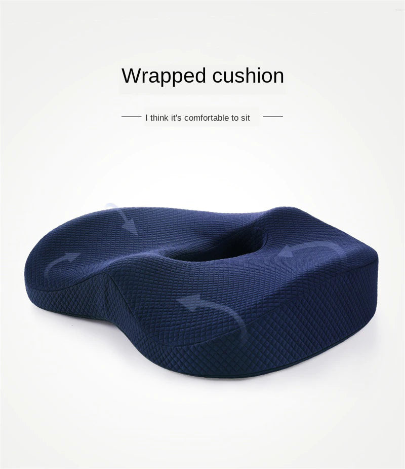Memory Foam Seat Cushion Orthopedic Pillow Coccyx Office Chair Cushion  Support
